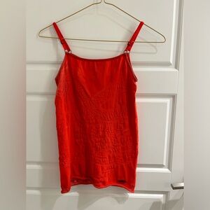 Roberto Cavalli JustCavalli embroidered camisole adjustable strap top - size 38